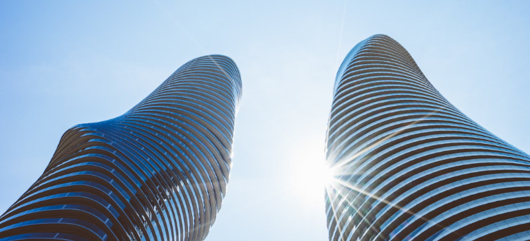 Absolute World towers in MIssissauga