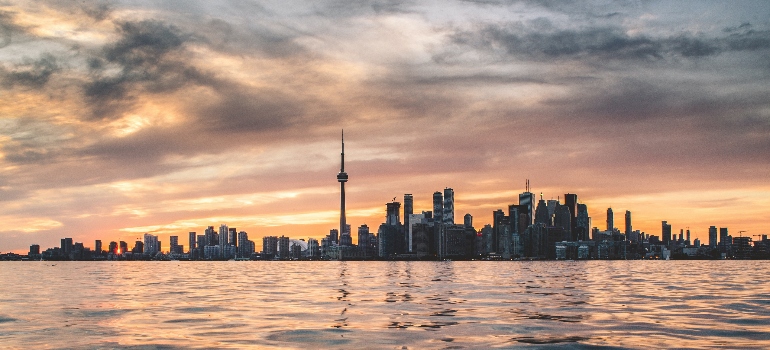 Toronto at sunset