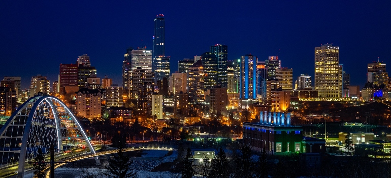 Vancouver at night