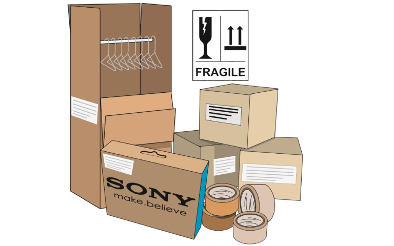 moving boxes