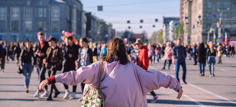 A vibrant community festival in Ontario, reflecting the cultural richness of family-friendly places to live