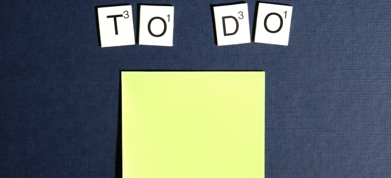 A to do list