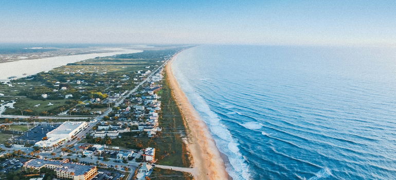 Aerial shot of Florida
