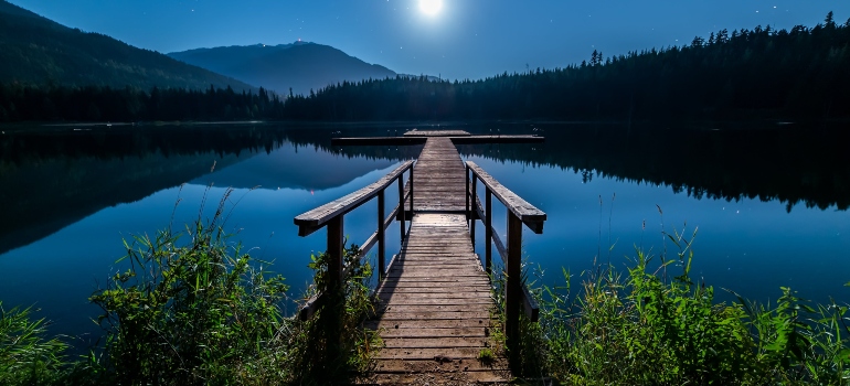 A lake in Concord, one of the best places in Canada for minimalist living
