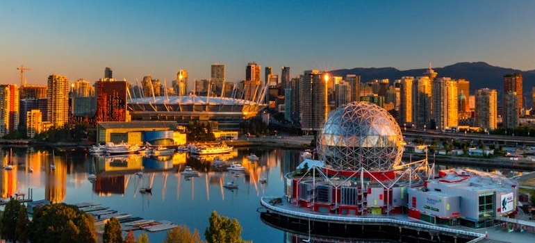 A view of Vancouver