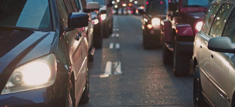 Plenty of cars in traffic will be one of the major reasons people are leaving Toronto