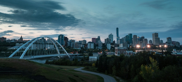 Picture of a bridge in Edmonton