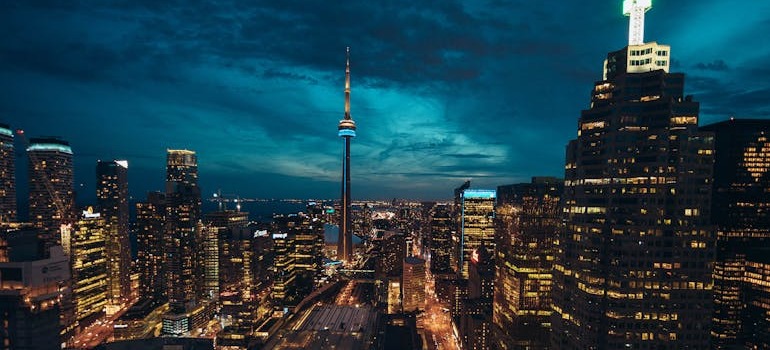 Toronto at night