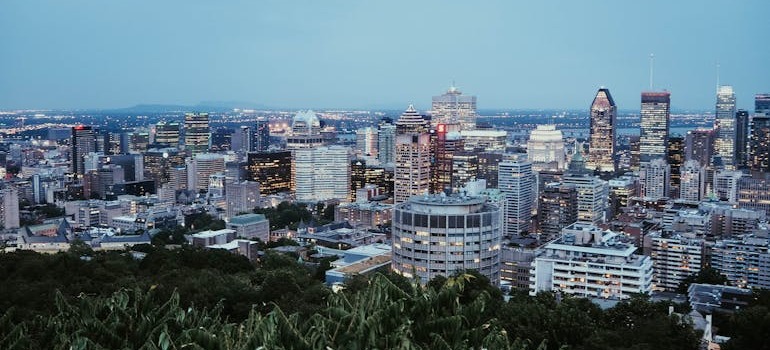 View of one of Canada's best and worst cities to be a woman