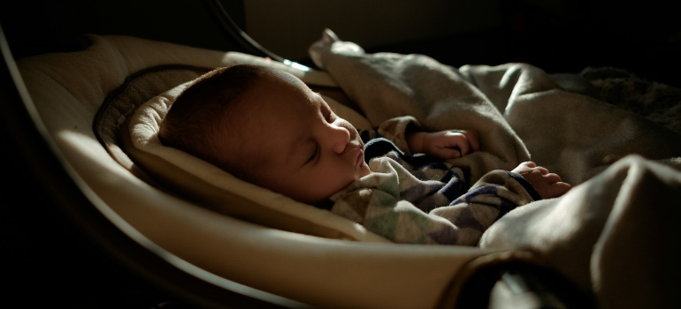 Picture of a sleeping baby
