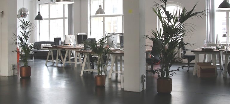 A modern office