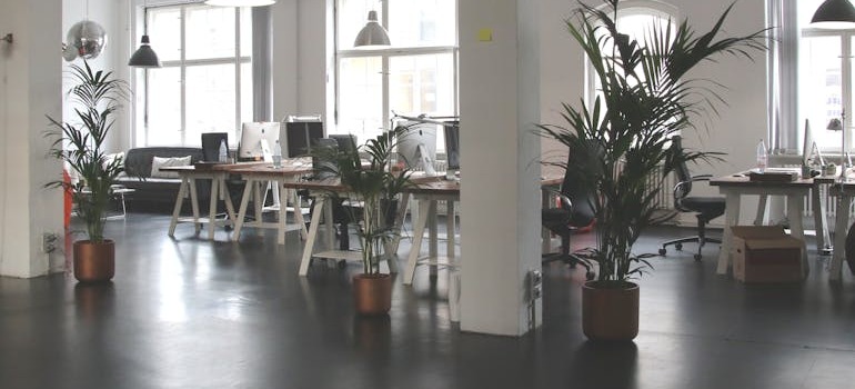 A modern office