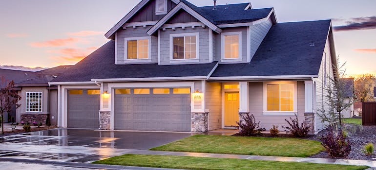 A home in a suburban neighborhood