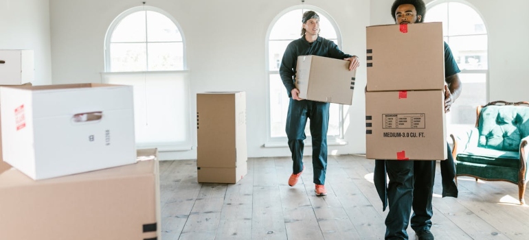 movers woodbridge ontario carrying boxes