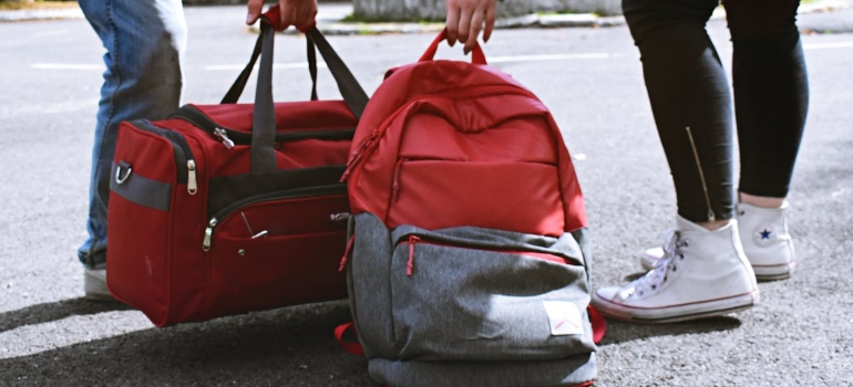 legs and bags