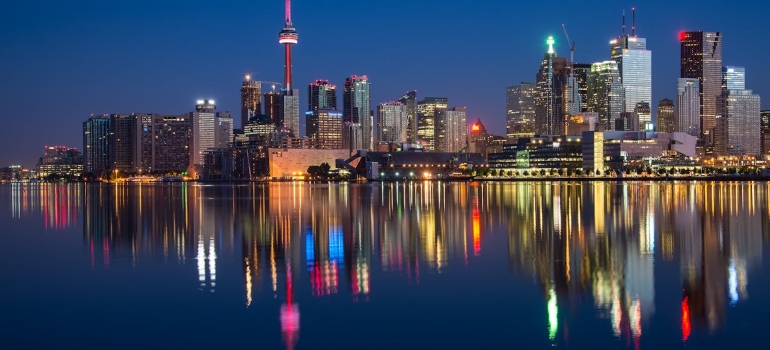 buildings near water in Toronto