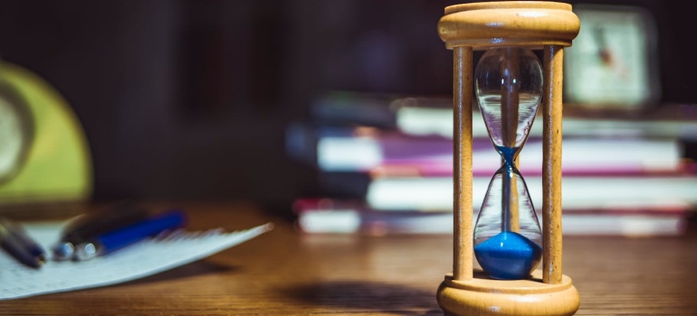 An hourglass
