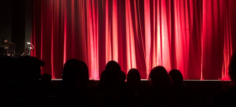 People at the theater