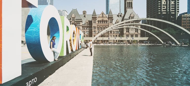 People exploring Toronto trying to celebrate Good Friday after a move in Toronto