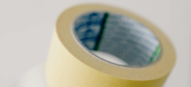 Tape that can be used to prepare appliances for storage