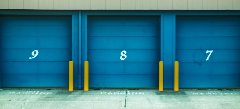 Doors of storage units