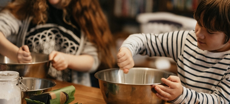 Kids cooking