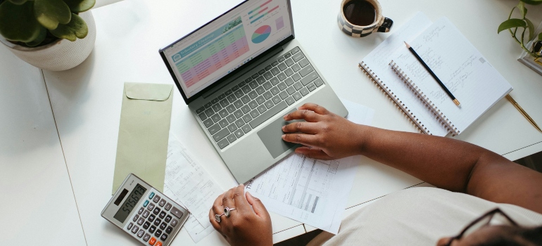 Person budgeting to purchase or rent a home in Canada