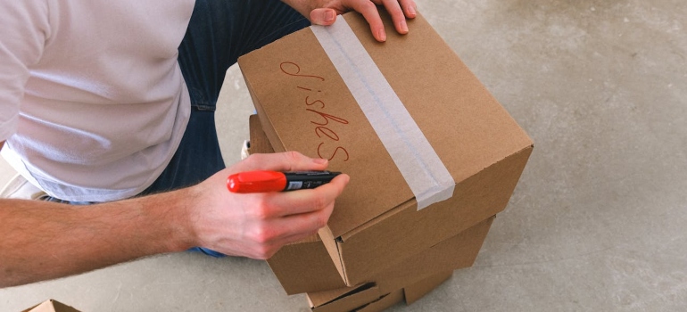 Labeled box