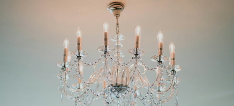A chandelier