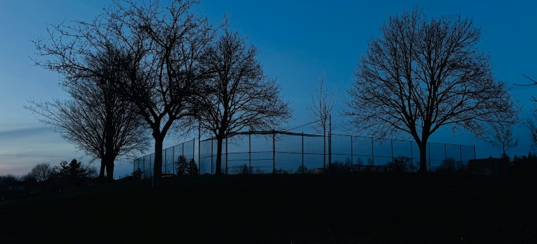 Evening view in Ajax